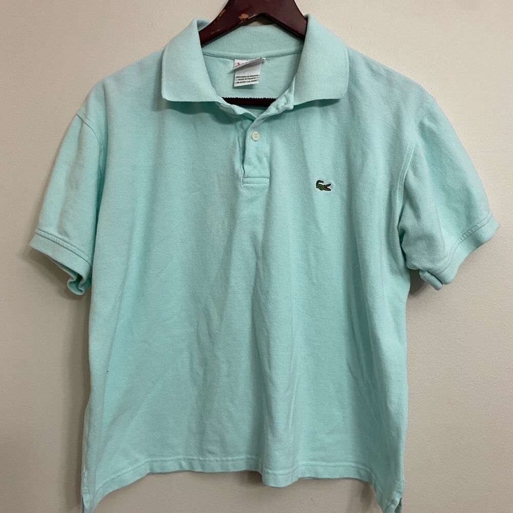 Cropped Lacoste polo shirt in size 5